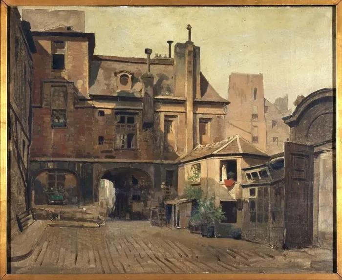Framed Print : Hotel Vieuville, quai des Celestins, around 1927, between 1922 and 1932. Creator: Unknown Framed Print : Hotel Vieuville, quai des Celestins, around 1927, between 1922 and 1932. Creator: Unknown