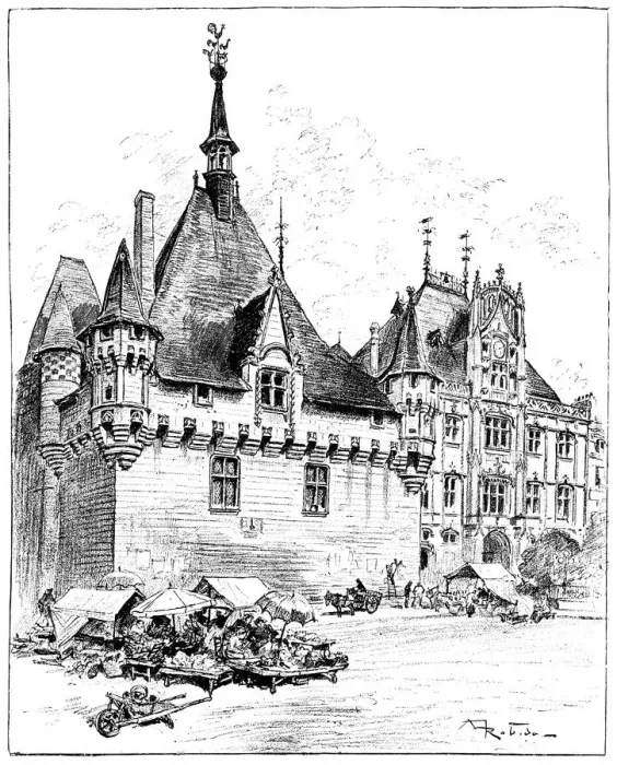 Framed Print : The Hotel de Ville, 1899 Framed Print : The Hotel de Ville, 1899