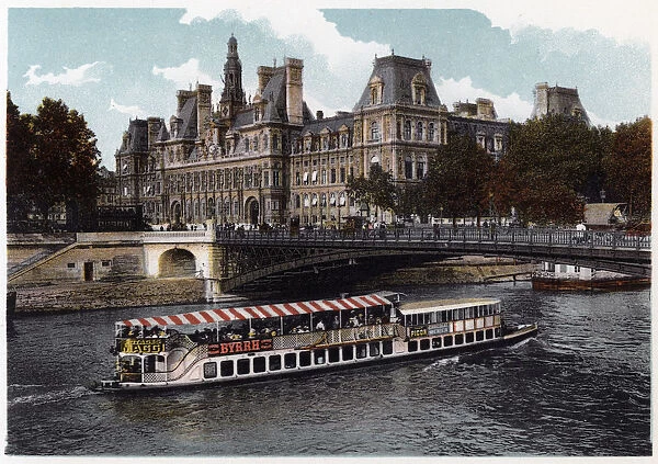 Hotel de Ville, Paris, c1900