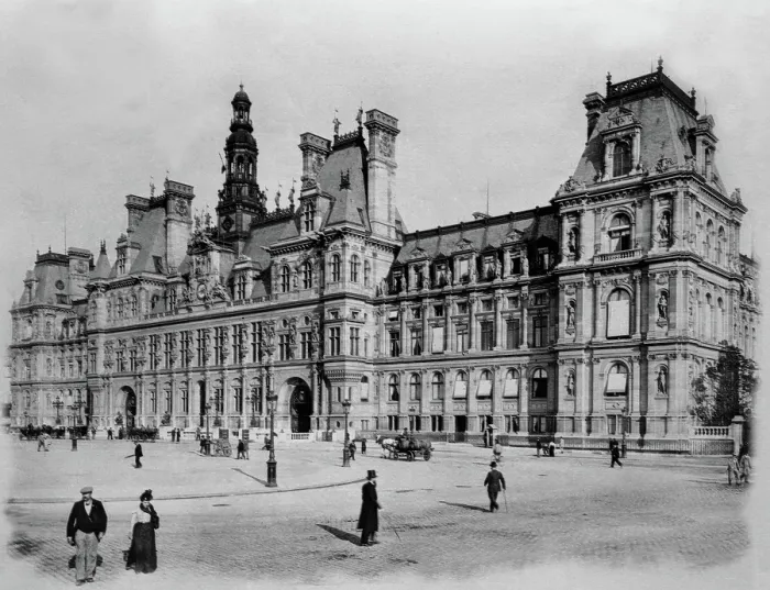 Framed Print : Hotel De Ville, Paris. Creator: Unknown Framed Print : Hotel De Ville, Paris. Creator: Unknown