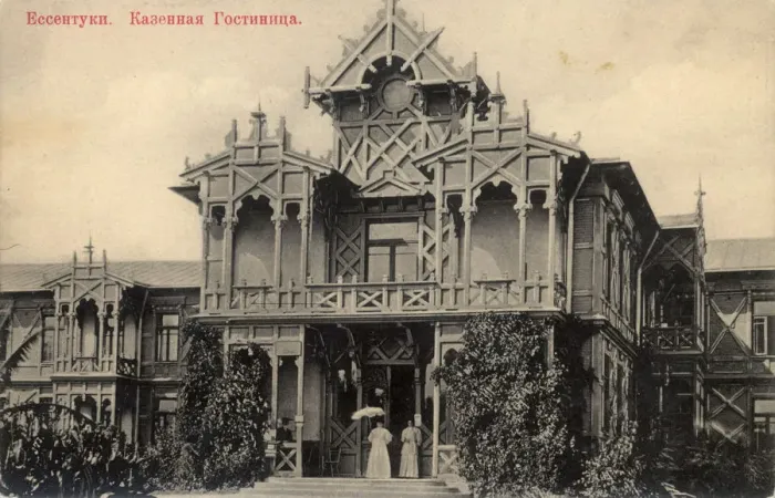 Framed Print : Hotel, Yessentuki, Russia, 1900s Framed Print : Hotel, Yessentuki, Russia, 1900s