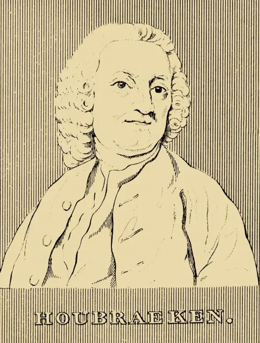 Framed Print : Houbraeken, (1698-1780), 1830. Creator: Unknown Framed Print : Houbraeken, (1698-1780), 1830. Creator: Unknown