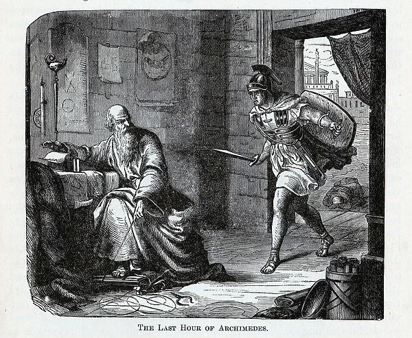 The Last Hour of Archimedes, 1882. Artist: Anonymous