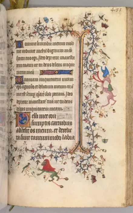 Framed Print : Hours of Charles the Noble, King of Navarre (1361-1425): fol. 236r, Text, c. 1405 Framed Print : Hours of Charles the Noble, King of Navarre (1361-1425): fol. 236r, Text, c. 1405