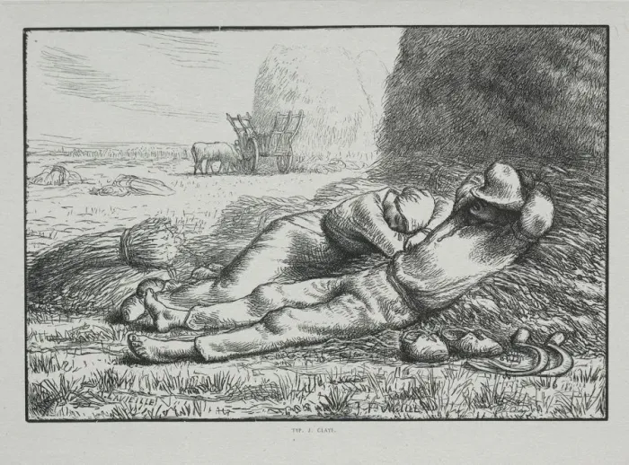 Framed Print : Four Hours of the Day: Noon, 1860. Creator: Adrien Lavieille (French, 1818-1862) Framed Print : Four Hours of the Day: Noon, 1860. Creator: Adrien Lavieille (French, 1818-1862)