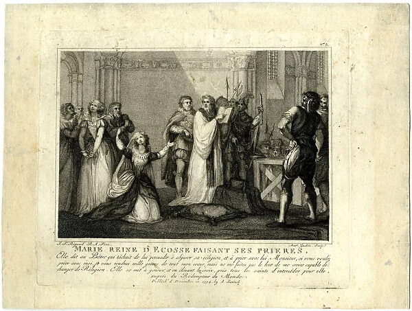 The last hours of Mary Stuart, Queen of Scots, 1794
