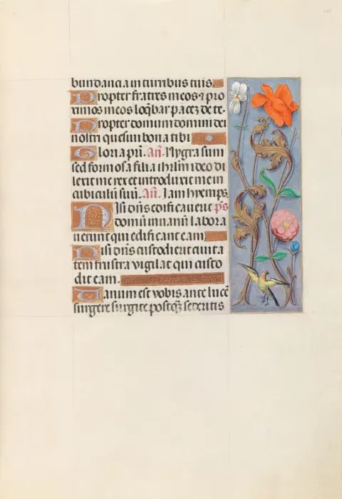 Framed Print : Hours of Queen Isabella the Catholic, Queen of Spain: Fol. 149r, c. 1500. Creator Framed Print : Hours of Queen Isabella the Catholic, Queen of Spain: Fol. 149r, c. 1500. Creator