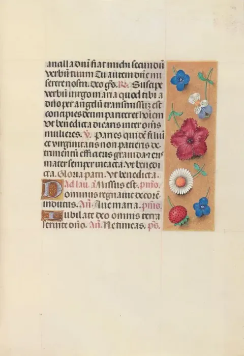 Framed Print : Hours of Queen Isabella the Catholic, Queen of Spain: Fol. 164r, c. 1500. Creator