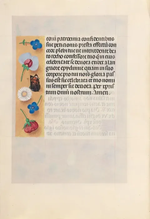 Framed Print : Hours of Queen Isabella the Catholic, Queen of Spain: Fol. 182v, c. 1500. Creator Framed Print : Hours of Queen Isabella the Catholic, Queen of Spain: Fol. 182v, c. 1500. Creator