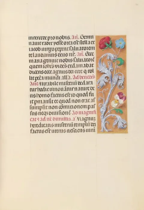 Framed Print : Hours of Queen Isabella the Catholic, Queen of Spain: Fol. 166r, c. 1500. Creator