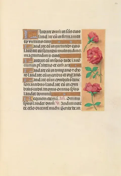 Framed Print : Hours of Queen Isabella the Catholic, Queen of Spain: Fol. 254r, c. 1500. Creator Framed Print : Hours of Queen Isabella the Catholic, Queen of Spain: Fol. 254r, c. 1500. Creator