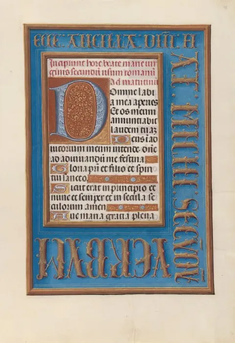 Framed Print : Hours of Queen Isabella the Catholic, Queen of Spain: Fol, 98r, c Framed Print : Hours of Queen Isabella the Catholic, Queen of Spain: Fol, 98r, c