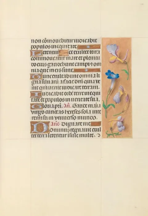 Framed Print : Hours of Queen Isabella the Catholic, Queen of Spain: Fol. 108r, c. 1500. Creator Framed Print : Hours of Queen Isabella the Catholic, Queen of Spain: Fol. 108r, c. 1500. Creator