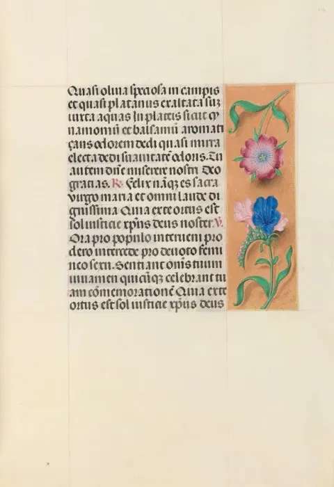 Framed Print : Hours of Queen Isabella the Catholic, Queen of Spain: Fol. 112r, c. 1500. Creator Framed Print : Hours of Queen Isabella the Catholic, Queen of Spain: Fol. 112r, c. 1500. Creator