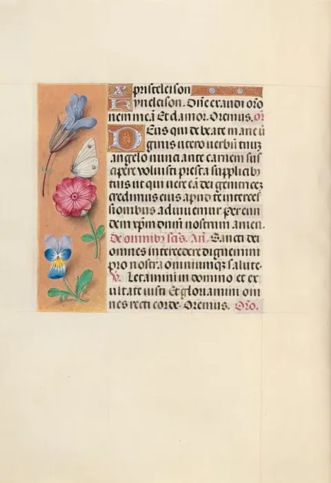 Framed Print : Hours of Queen Isabella the Catholic, Queen of Spain: Fol. 124v, c. 1500. Creator Framed Print : Hours of Queen Isabella the Catholic, Queen of Spain: Fol. 124v, c. 1500. Creator