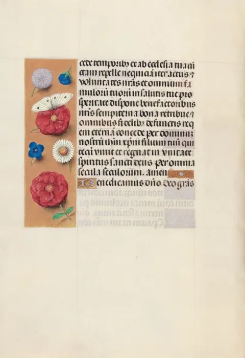 Framed Print : Hours of Queen Isabella the Catholic, Queen of Spain: Fol. 130v, c. 1500. Creator Framed Print : Hours of Queen Isabella the Catholic, Queen of Spain: Fol. 130v, c. 1500. Creator