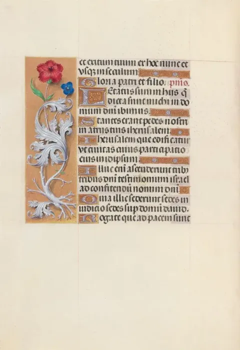 Framed Print : Hours of Queen Isabella the Catholic, Queen of Spain: Fol. 133v, c. 1500. Creator Framed Print : Hours of Queen Isabella the Catholic, Queen of Spain: Fol. 133v, c. 1500. Creator