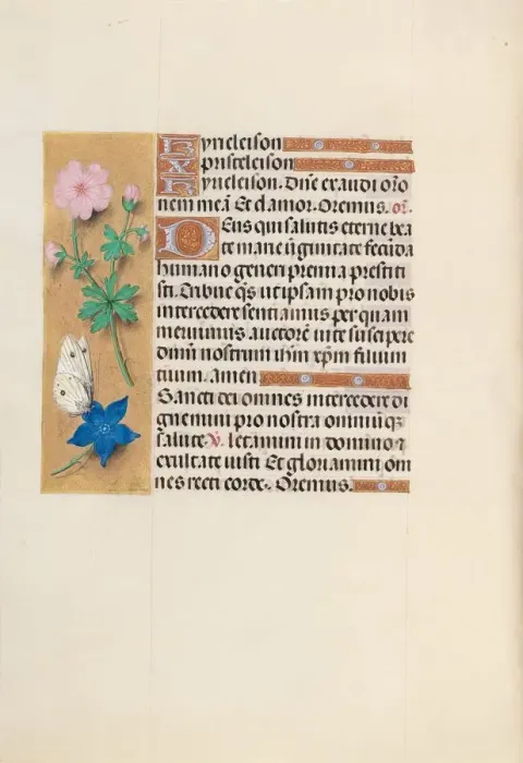 Framed Print : Hours of Queen Isabella the Catholic, Queen of Spain: Fol. 134v, c. 1500. Creator Framed Print : Hours of Queen Isabella the Catholic, Queen of Spain: Fol. 134v, c. 1500. Creator