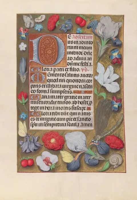 Framed Print : Hours of Queen Isabella the Catholic, Queen of Spain: Fol. 137r, c. 1500. Creator Framed Print : Hours of Queen Isabella the Catholic, Queen of Spain: Fol. 137r, c. 1500. Creator