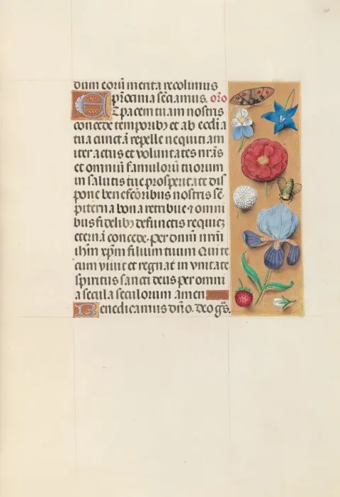 Framed Print : Hours of Queen Isabella the Catholic, Queen of Spain: Fol. 140r, c. 1500. Creator Framed Print : Hours of Queen Isabella the Catholic, Queen of Spain: Fol. 140r, c. 1500. Creator