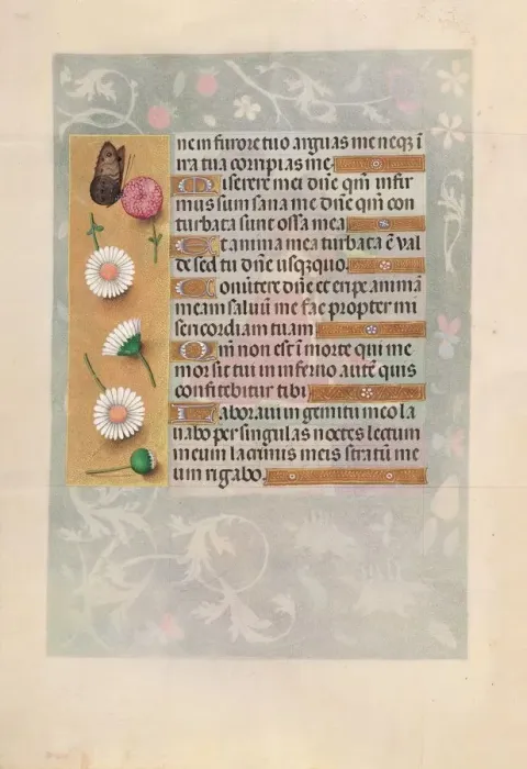 Framed Print : Hours of Queen Isabella the Catholic, Queen of Spain: Fol. 200v, c. 1500. Creator Framed Print : Hours of Queen Isabella the Catholic, Queen of Spain: Fol. 200v, c. 1500. Creator