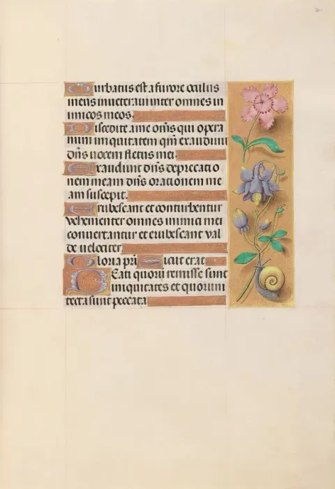 Framed Print : Hours of Queen Isabella the Catholic, Queen of Spain: Fol. 201r, c. 1500. Creator Framed Print : Hours of Queen Isabella the Catholic, Queen of Spain: Fol. 201r, c. 1500. Creator
