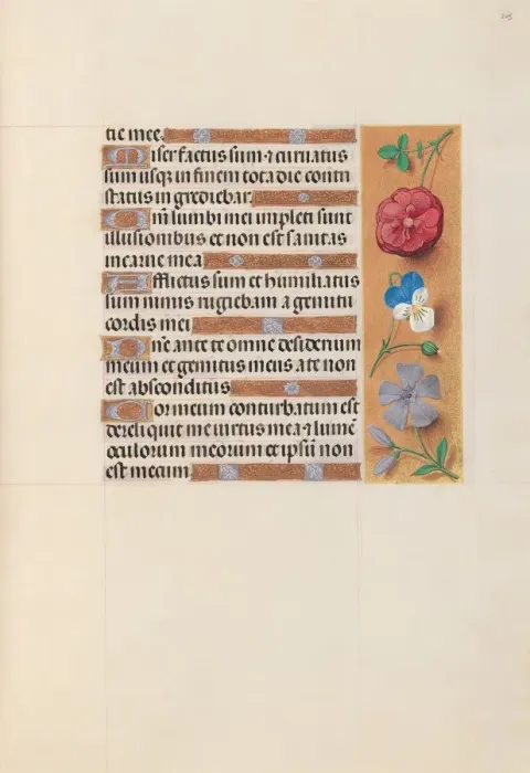 Framed Print : Hours of Queen Isabella the Catholic, Queen of Spain: Fol. 203r, c. 1500. Creator Framed Print : Hours of Queen Isabella the Catholic, Queen of Spain: Fol. 203r, c. 1500. Creator