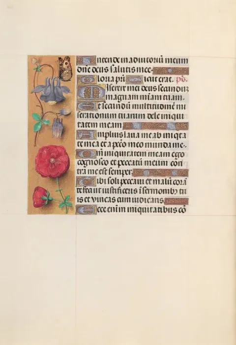 Framed Print : Hours of Queen Isabella the Catholic, Queen of Spain: Fol. 204v, c. 1500. Creator Framed Print : Hours of Queen Isabella the Catholic, Queen of Spain: Fol. 204v, c. 1500. Creator
