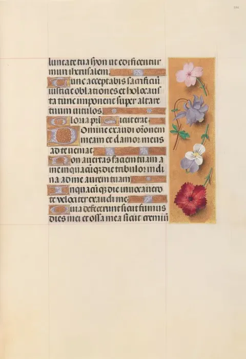 Framed Print : Hours of Queen Isabella the Catholic, Queen of Spain: Fol. 206r, c. 1500. Creator Framed Print : Hours of Queen Isabella the Catholic, Queen of Spain: Fol. 206r, c. 1500. Creator