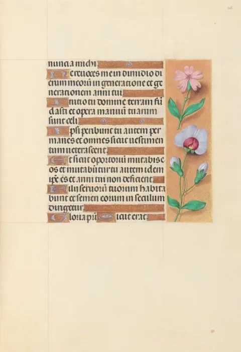 Framed Print : Hours of Queen Isabella the Catholic, Queen of Spain: Fol. 208r, c. 1500. Creator Framed Print : Hours of Queen Isabella the Catholic, Queen of Spain: Fol. 208r, c. 1500. Creator