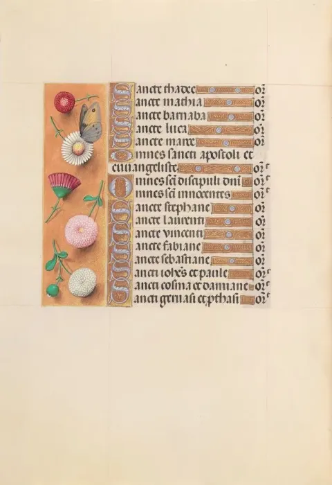 Framed Print : Hours of Queen Isabella the Catholic, Queen of Spain: Fol. 211v, c. 1500. Creator Framed Print : Hours of Queen Isabella the Catholic, Queen of Spain: Fol. 211v, c. 1500. Creator