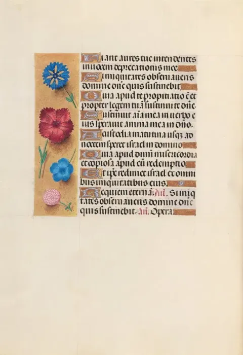 Framed Print : Hours of Queen Isabella the Catholic, Queen of Spain: Fol. 222v, c. 1500. Creator Framed Print : Hours of Queen Isabella the Catholic, Queen of Spain: Fol. 222v, c. 1500. Creator