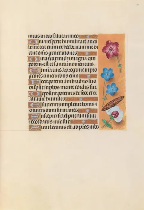 Framed Print : Hours of Queen Isabella the Catholic, Queen of Spain: Fol. 224r, c. 1500. Creator Framed Print : Hours of Queen Isabella the Catholic, Queen of Spain: Fol. 224r, c. 1500. Creator