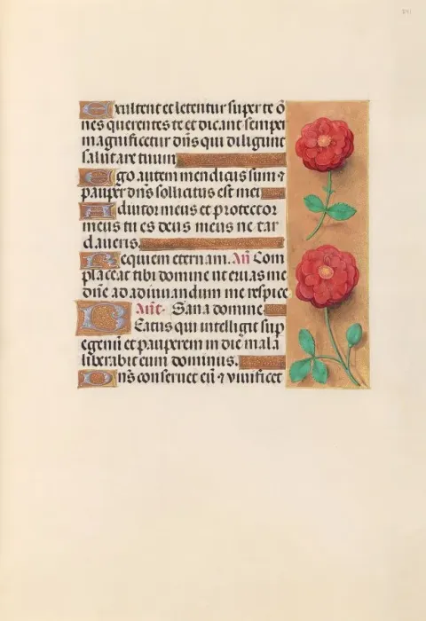 Framed Print : Hours of Queen Isabella the Catholic, Queen of Spain: Fol. 241r, c. 1500. Creator Framed Print : Hours of Queen Isabella the Catholic, Queen of Spain: Fol. 241r, c. 1500. Creator
