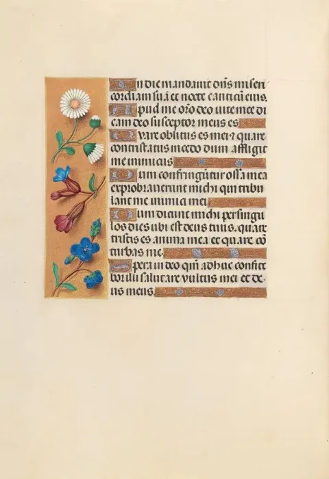 Framed Print : Hours of Queen Isabella the Catholic, Queen of Spain: Fol. 243v, c. 1500. Creator Framed Print : Hours of Queen Isabella the Catholic, Queen of Spain: Fol. 243v, c. 1500. Creator