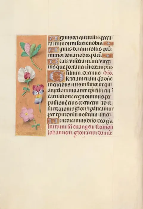 Framed Print : Hours of Queen Isabella the Catholic, Queen of Spain: Fol Framed Print : Hours of Queen Isabella the Catholic, Queen of Spain: Fol