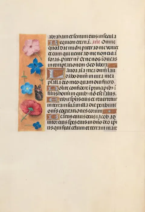 Framed Print : Hours of Queen Isabella the Catholic, Queen of Spain: Fol. 224v, c. 1500. Creator Framed Print : Hours of Queen Isabella the Catholic, Queen of Spain: Fol. 224v, c. 1500. Creator