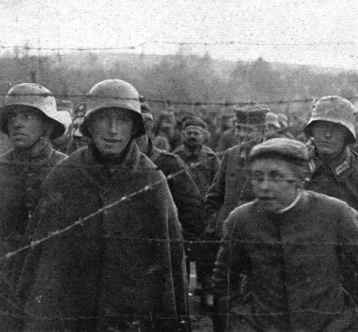 Framed Print : Hours of Victory; Lower ranks of the German army 1917. Creator: Unknown