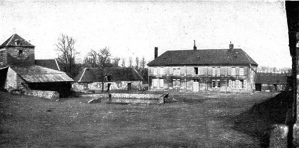 Hours of Victory; Malmaison farm in 1914, before the war, 1917 Creator: Unknown