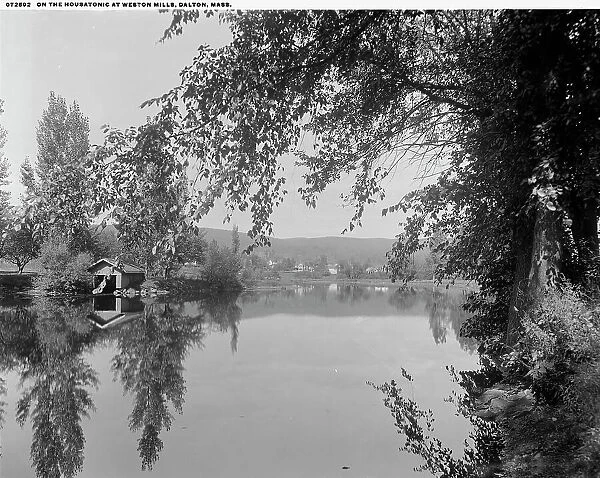 On the Housatonic at Weston Mills, Dalton, Mass. between 1900 and 1920. Creator: Unknown