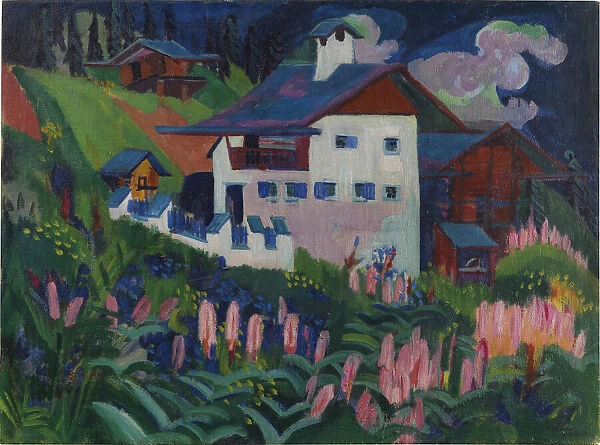 Our house, 1918-1922. Creator: Kirchner, Ernst Ludwig (1880-1938)