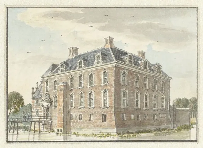 Framed Print : The House in Baek, 1743. Creator: Jan de Beyer