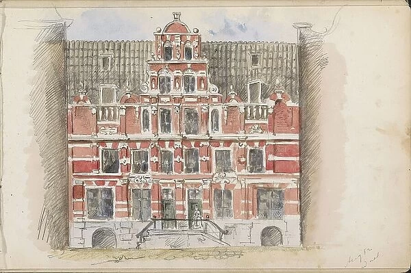 House Bartolotti at the Herengracht 170-172, 1862. Creator: Isaac Gosschalk