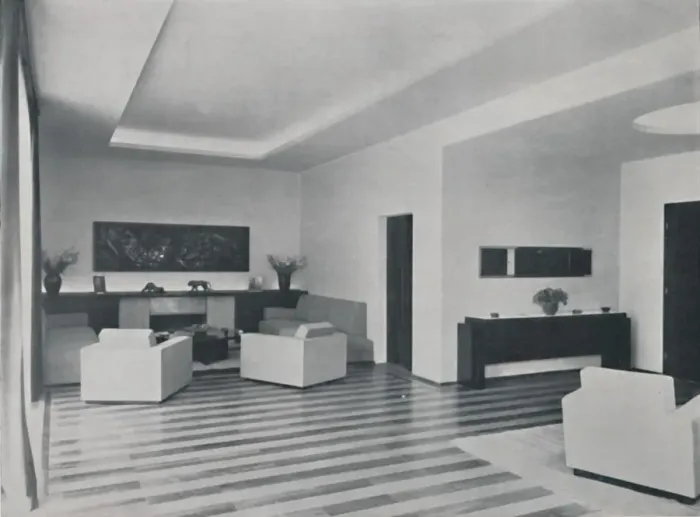 Framed Print : House in Bucharest by Rudolf Frankel - The sitting room, 1942 Framed Print : House in Bucharest by Rudolf Frankel - The sitting room, 1942