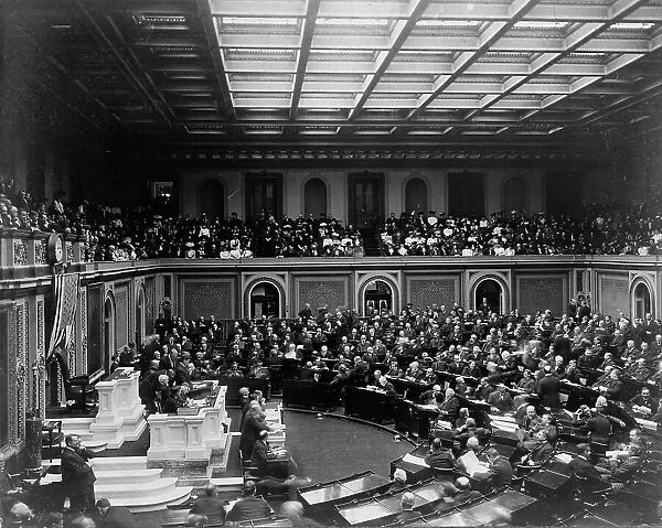 The House called to order--Opening of 59th Congress, 1906. Creator: Frances Benjamin Johnston