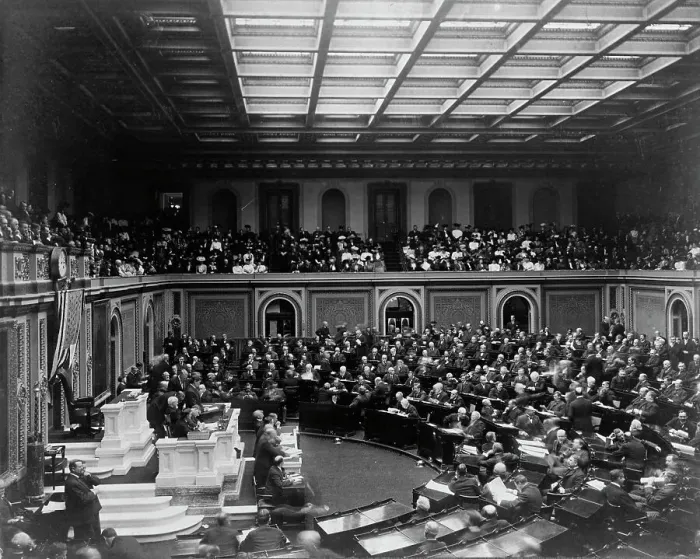 Framed Print : The House called to order--Opening of 59th Congress, 1906. Creator: Frances Benjamin Johnston Framed Print : The House called to order--Opening of 59th Congress, 1906. Creator: Frances Benjamin Johnston