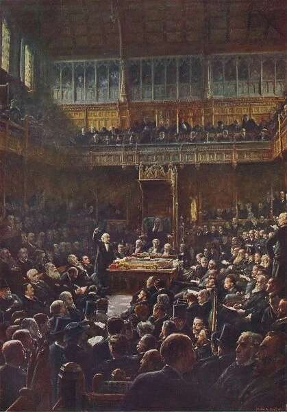 The House of Commons, February 13, 1893 (1906). Artist: Sir Robert Ponsonby Staples