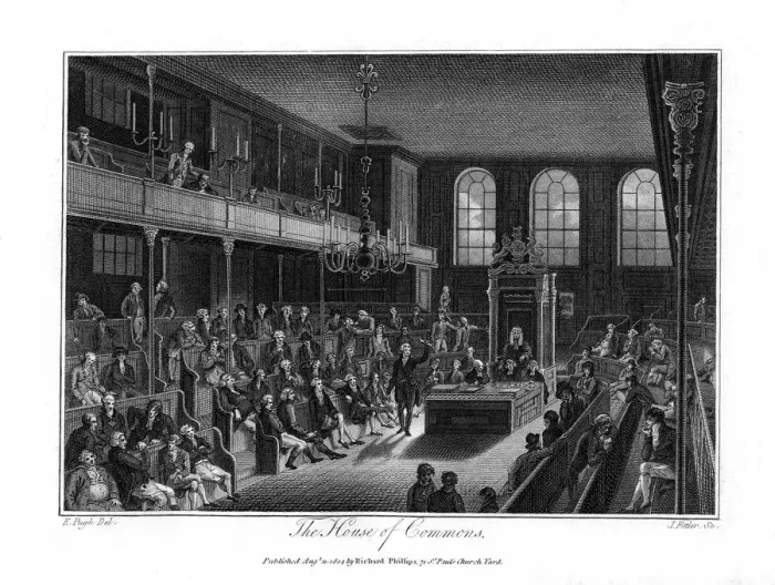 Framed Print : The House of Commons, London, 1804. Artist: James Fittler Framed Print : The House of Commons, London, 1804. Artist: James Fittler