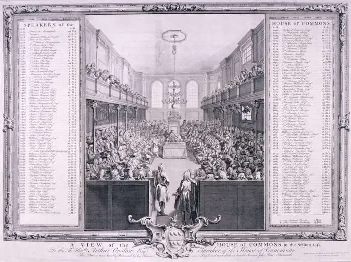 Framed Print : House of Commons, Palace of Westminster, London, 1785 Framed Print : House of Commons, Palace of Westminster, London, 1785
