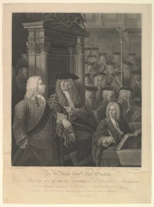 Framed Print : House of Commons - Sir Robert Walpoles Administration, November 1, 1803 Framed Print : House of Commons - Sir Robert Walpoles Administration, November 1, 1803